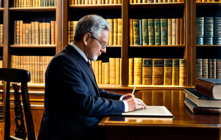 A focused scholar in professional, modest attire, sitting at a classic wooden desk, deeply engrossed in a glowing digital tablet displaying an ancient, intricately illustrated manuscript page. Soft, warm light from a nearby window illuminates the scene, highlighting bookshelves filled with books in the background. The atmosphere is one of profound study and modern accessibility to historical knowledge. perfect anatomy, correct proportions, natural pose, well-formed hands, proper finger count, natural body proportions, professional photography, high detail, high resolution, professional, fully clothed, appropriate attire, modest clothing, safe for work, appropriate content, family-friendly.