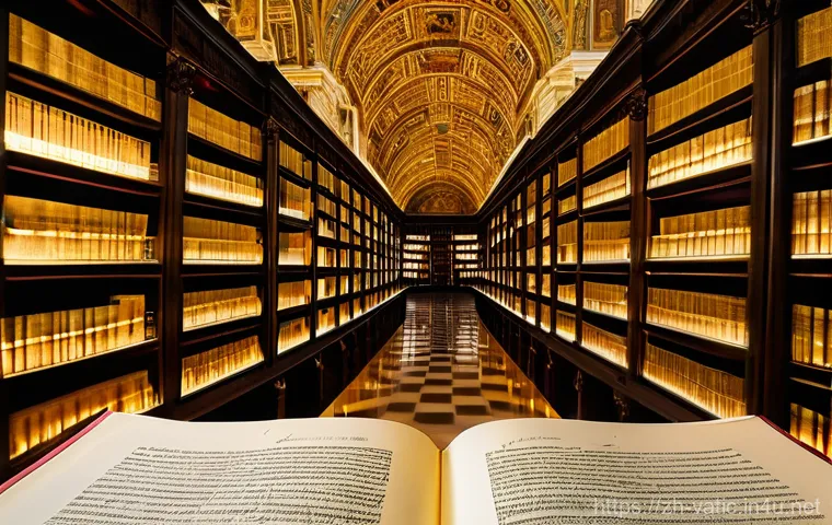 바티칸 시국의 디지털 전환 - **Immersive Virtual Vatican Pilgrimage:** A diverse young adult, wearing a sleek, modern VR headset ...
