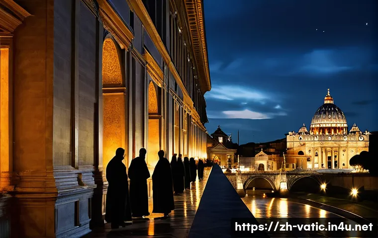 바티칸 시국과 UFO - **Prompt:** A majestic, wide-angle shot of the Vatican City at dusk, showcasing St. Peter's Basilica...